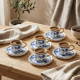 Coffee Cup and Saucer Set - 12 Pcs